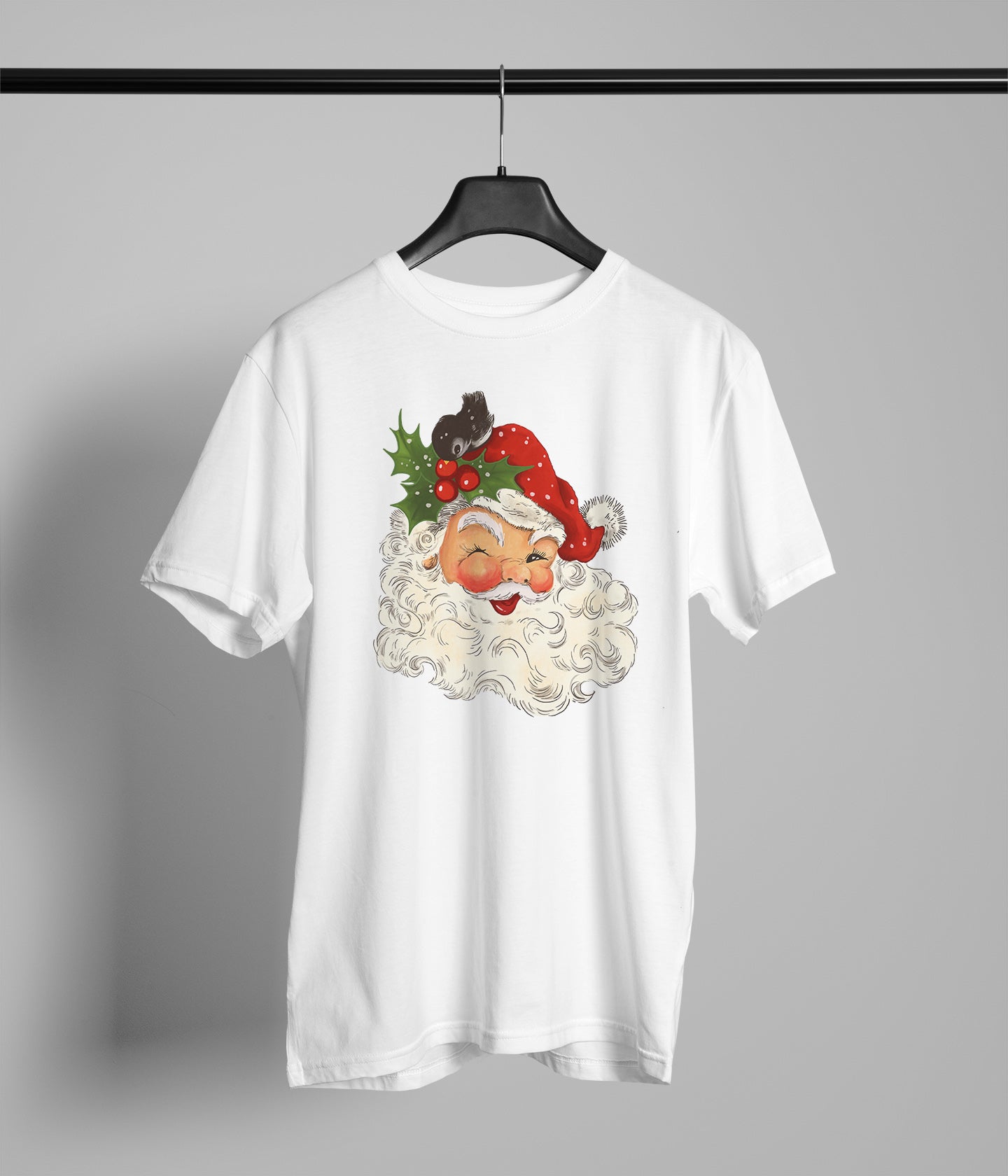 Cute Winking Santa Claus