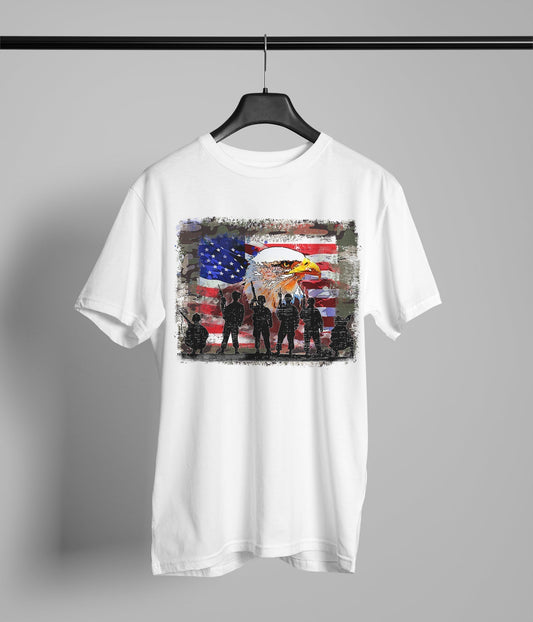 Army and Eagle Flag