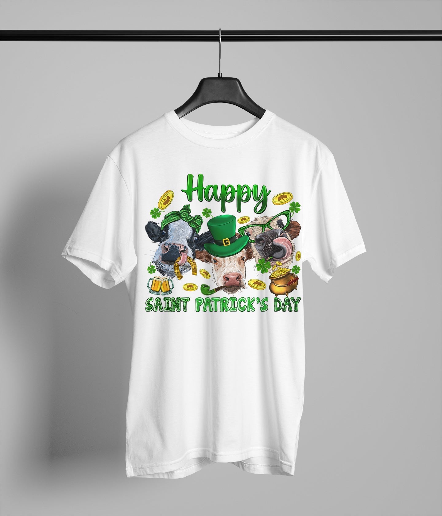 Happy St. Patricks Day by Cows