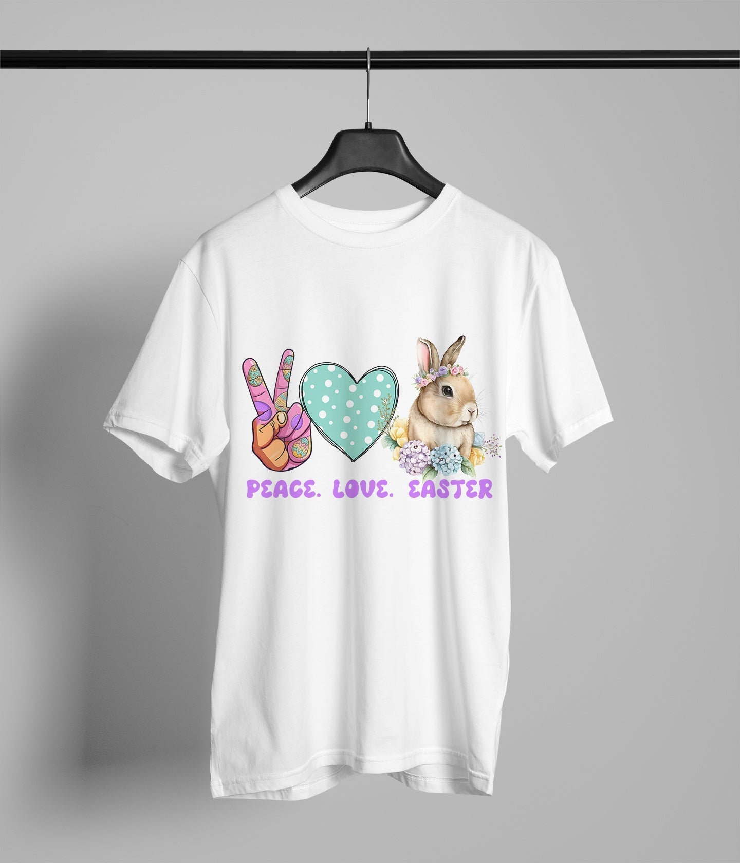 Peace Love Easter Bun