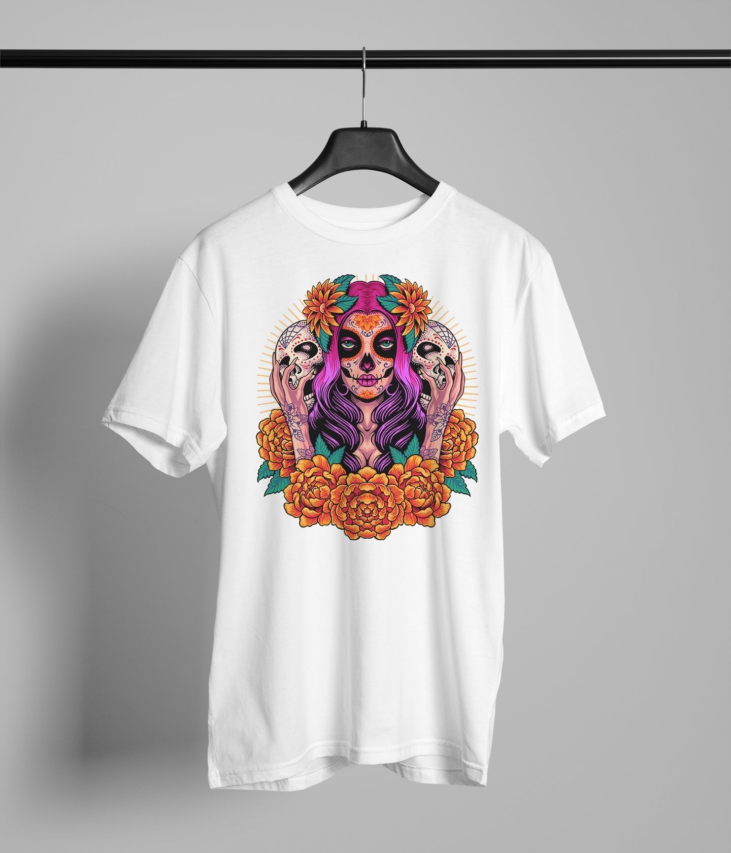 Floral Skulls