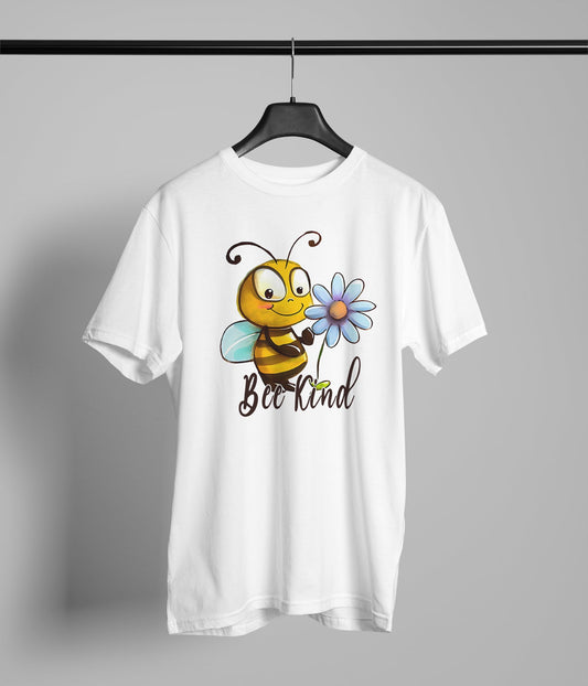 Kind Bee With Flower