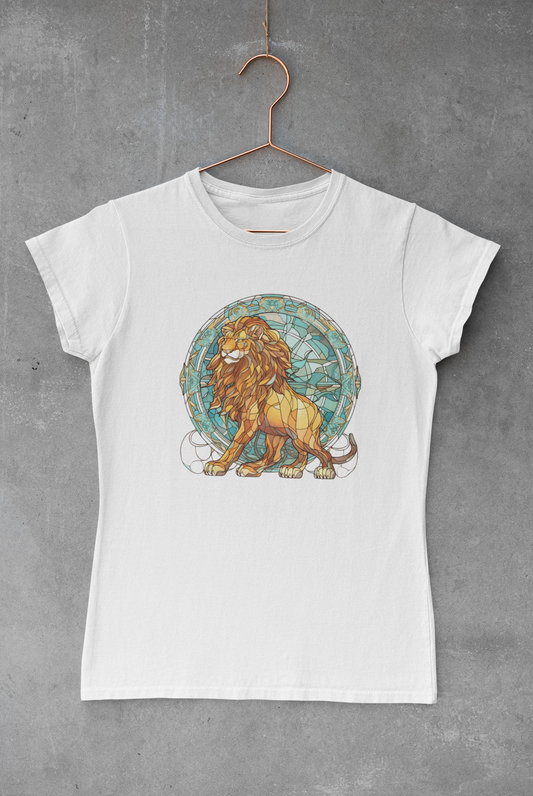 Stain Glass Lion Transfer