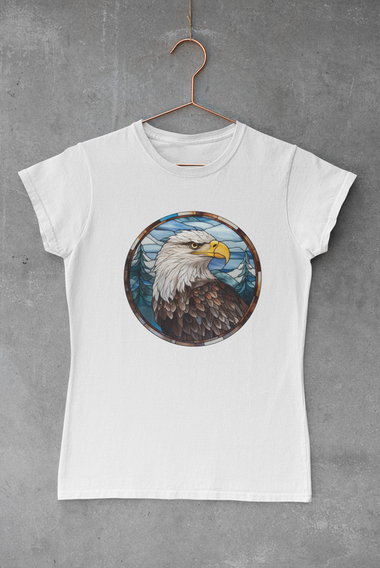 Eagle Stain Glass Transfer