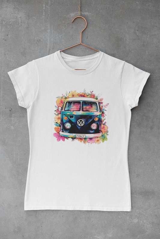 Floral Hippie Bus V2 Transfer