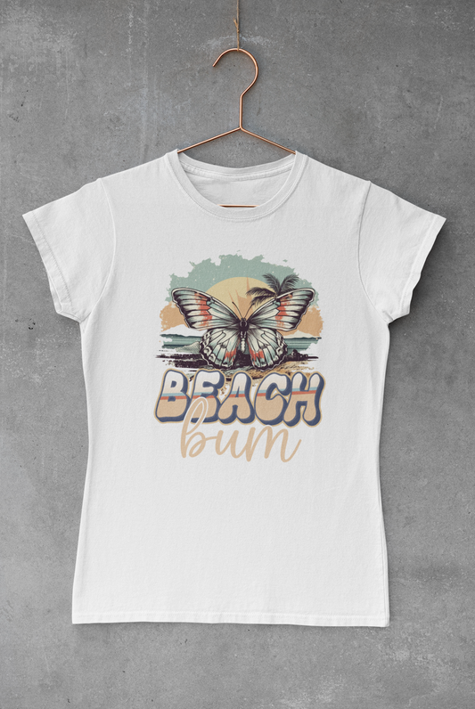 Beach Bum Butterfly Transfer