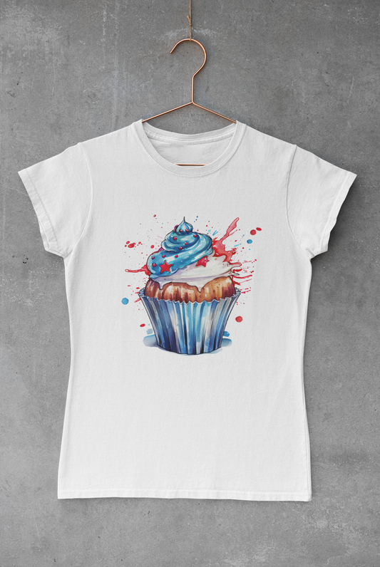 Patriotic Cupcake Transfer