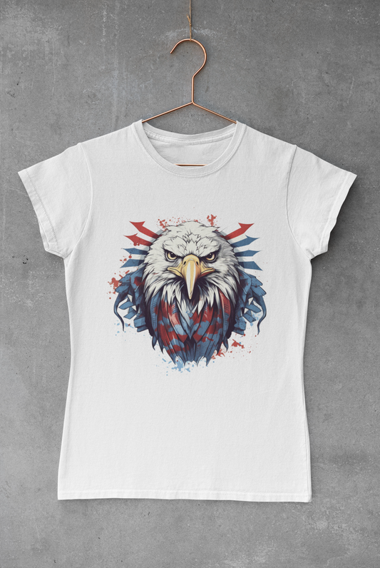 Patriotic Eagle Head Transfer