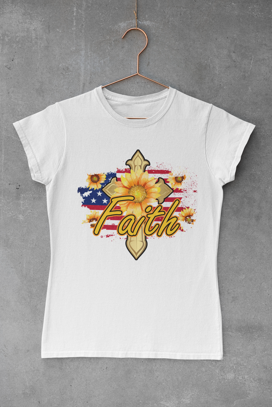 USA Flag Faith Transfer