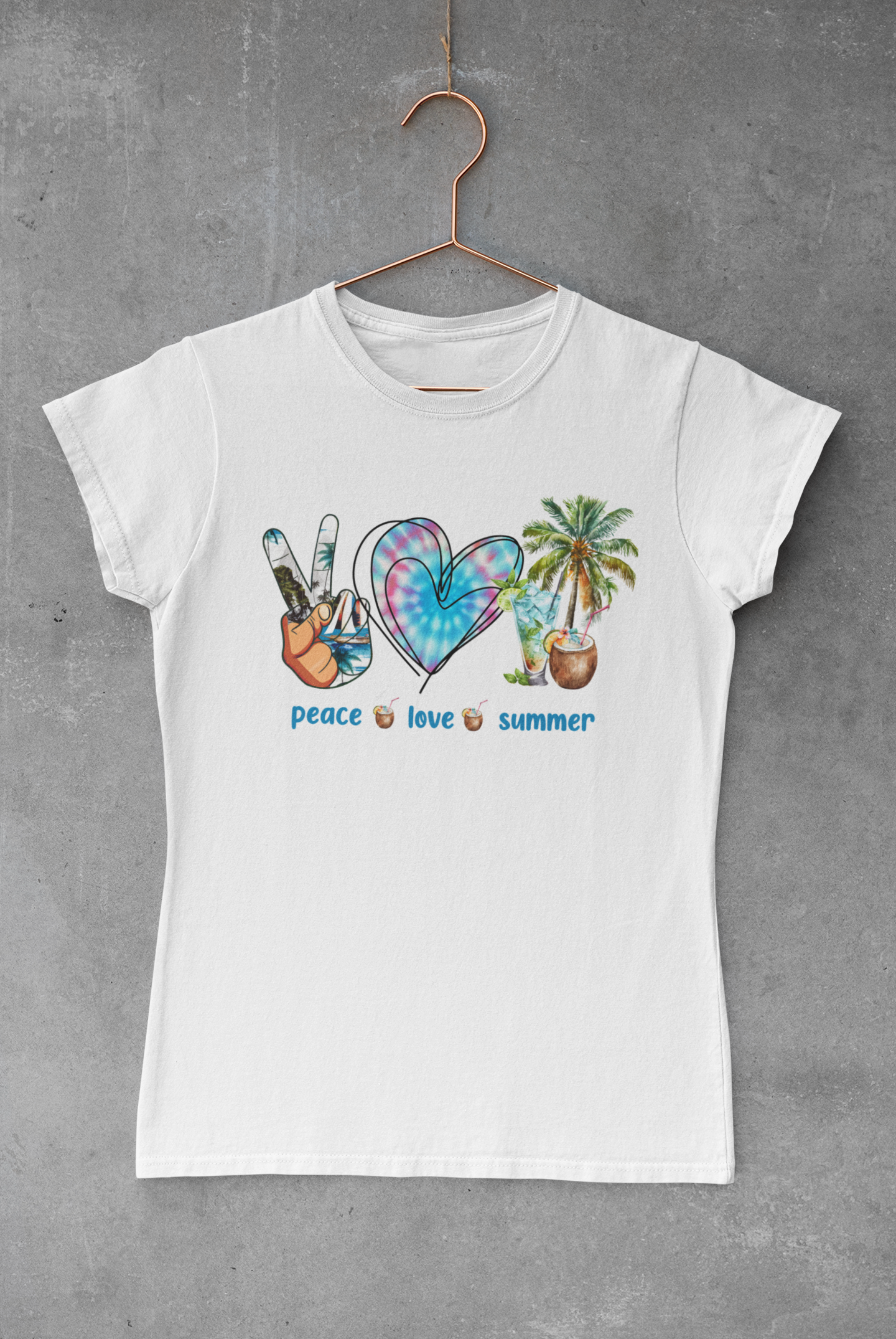 Peace Love Summer Cocktails Transfer