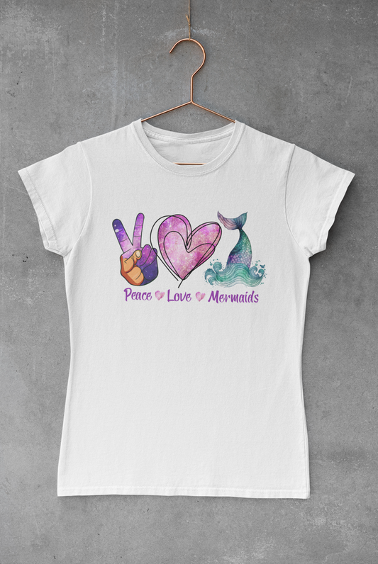 Peace Love Mermaid Transfer