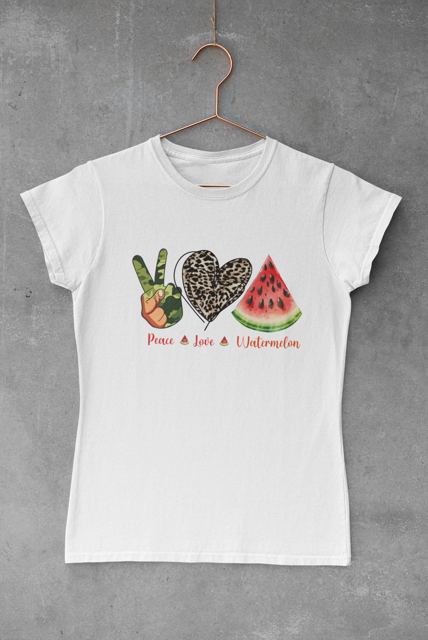 Peace Love Watermelon Transfer