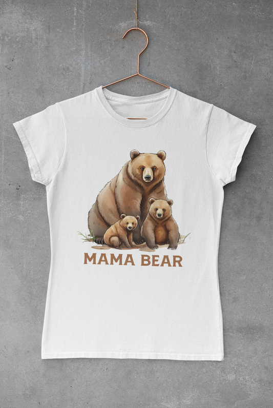Mama Bear with Cubs Transfer
