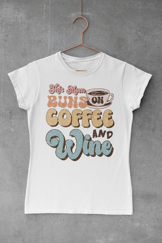 Mom Runs off Coffee & Wine Transfer