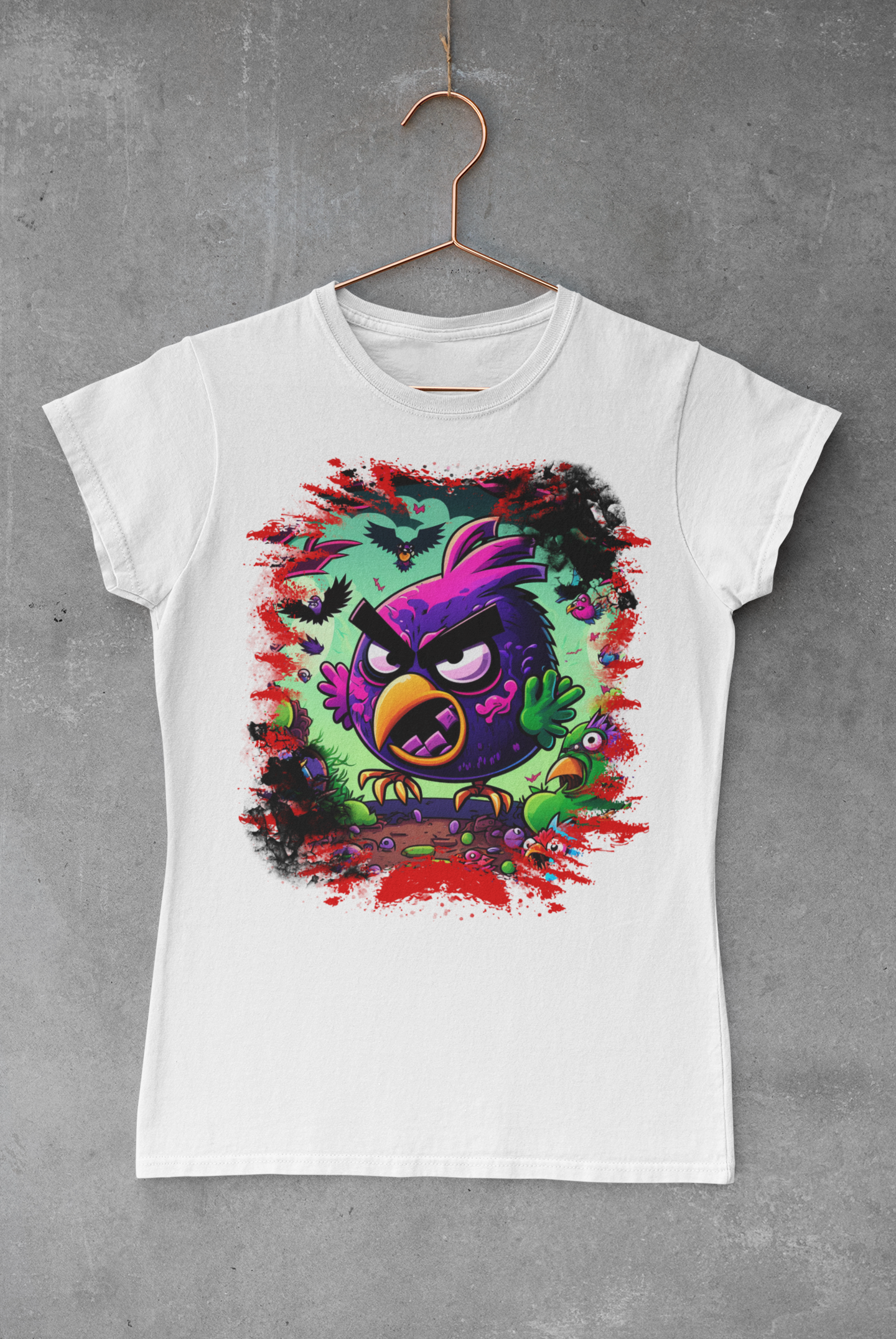 Zombie Angry Bird Transfer – iCraftVinyl