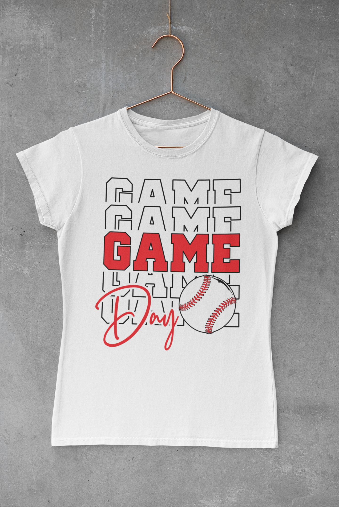 Game Day Stack Baseball Transfer – iCraftVinyl