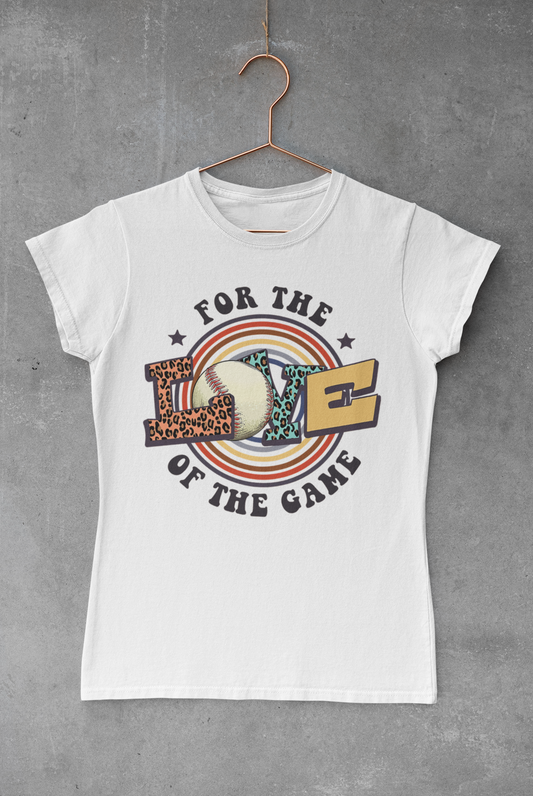 For the Love Baseball Transfer
