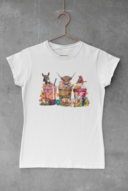 Farm Animal Coffee Transfer