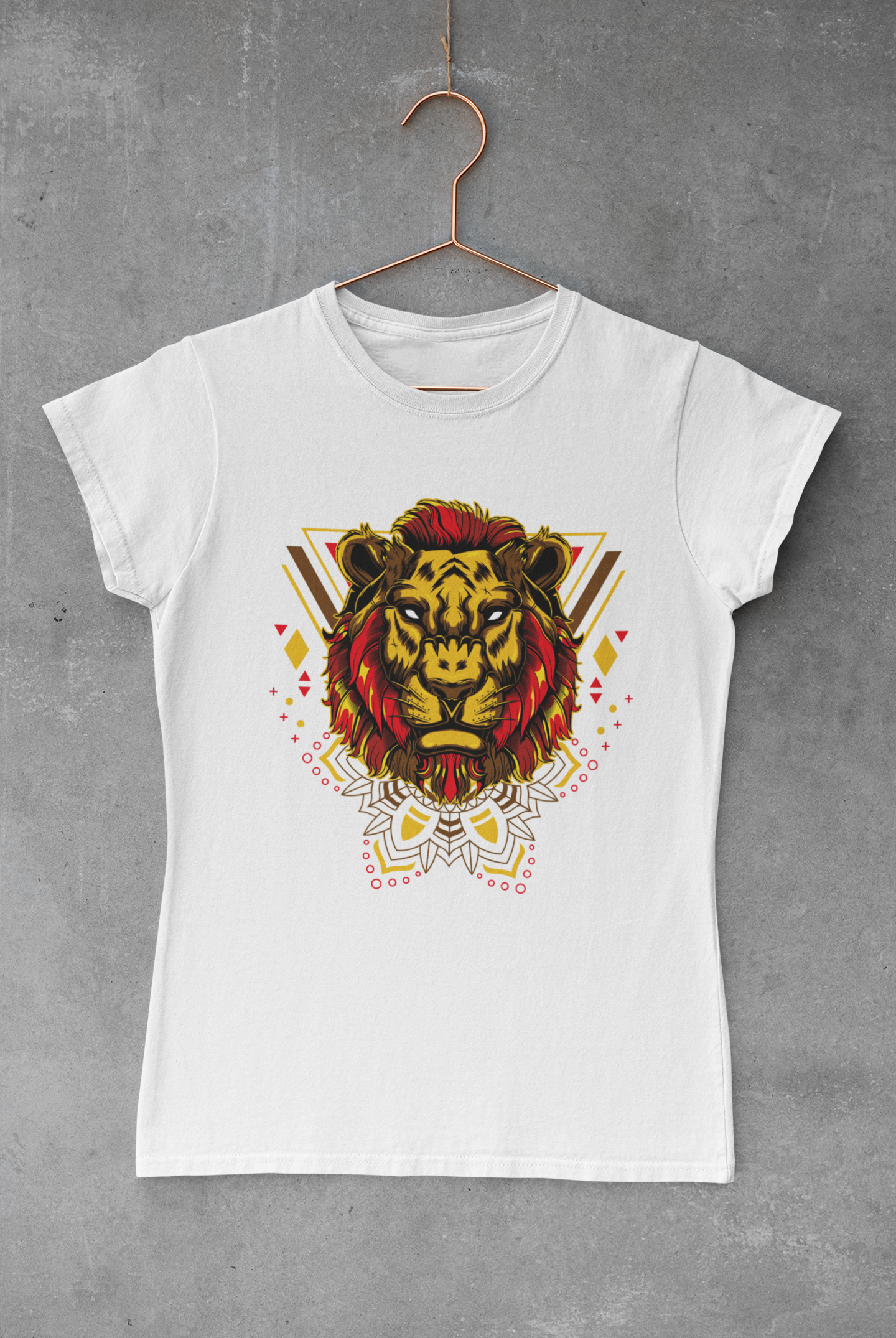 Lion Abstract Transfer