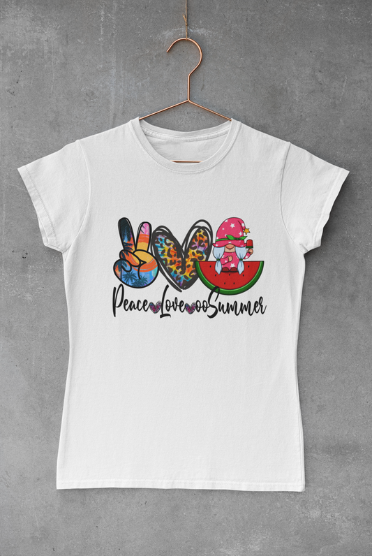 Peace Love Summer Gnome Transfer