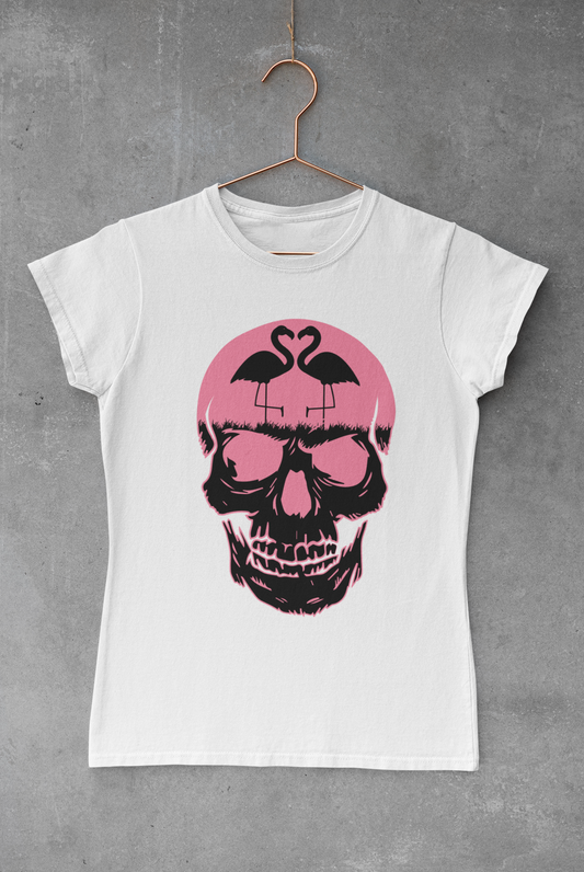 Flamingo Skull Transfer