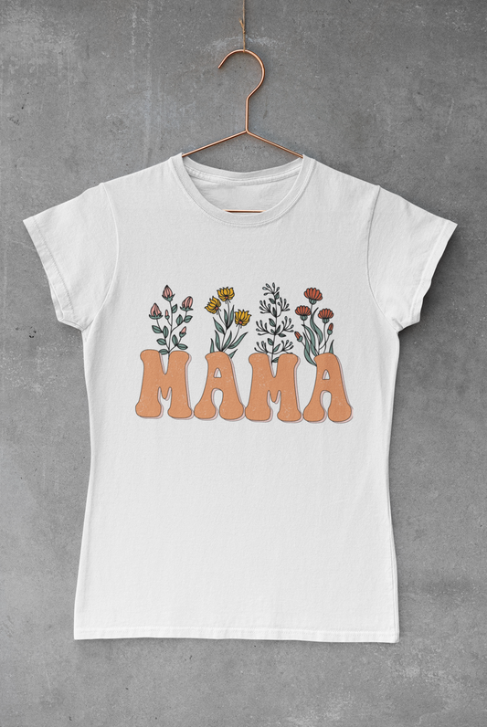 Mama Growing Flowers Transfer