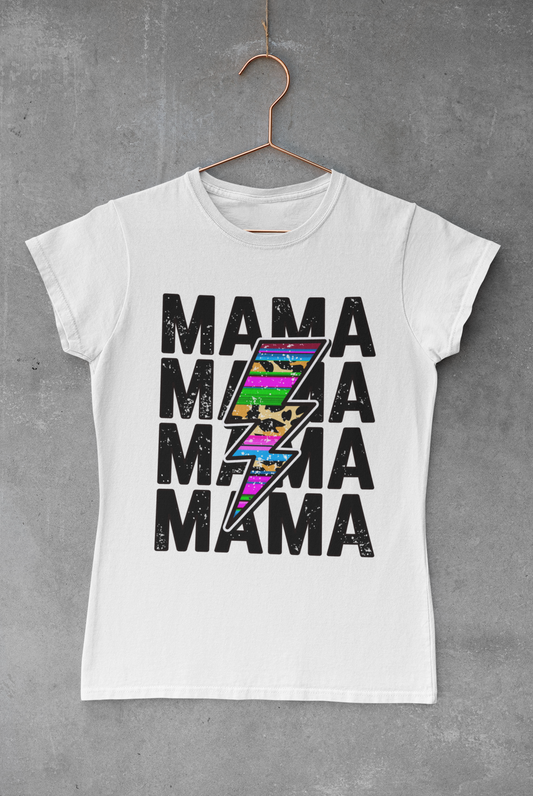 MAMA Serape Lightning Bolt Transfer