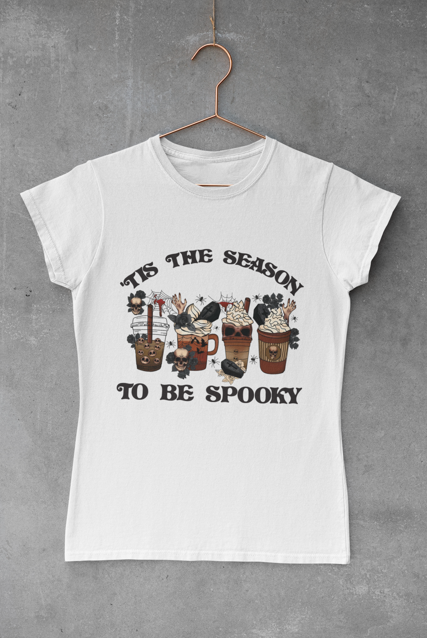 Tis the Season To Be Spooky Coffee Transfer