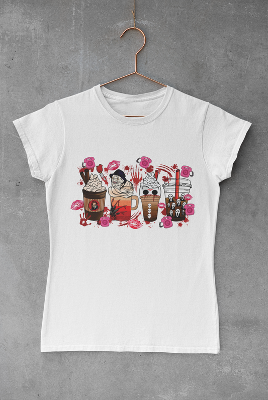 Pink Horror Coffee Transfer