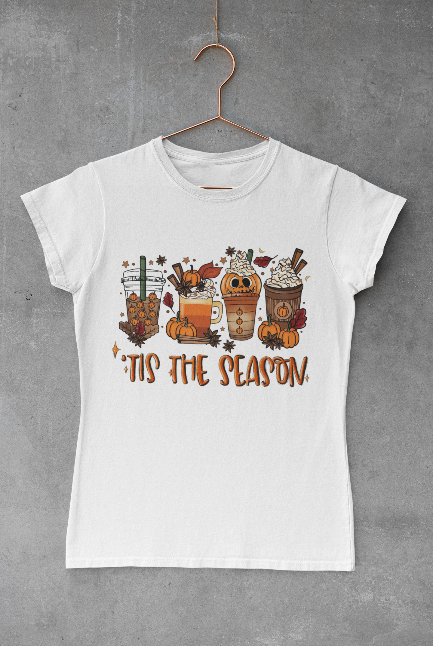 Tis the Season Pumpkin Coffee Transfer