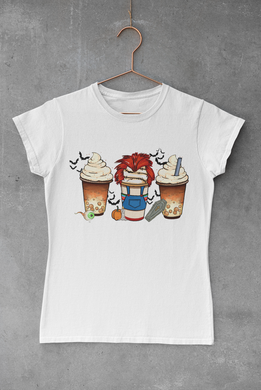Chucky Pumpkin Spice Coffee Transfer