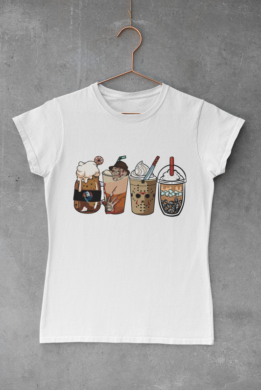 Halloween Horror Slashers Coffee V3 Transfer