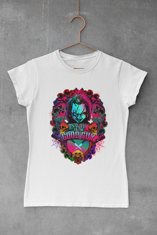 Chucky with Skulls Transfer