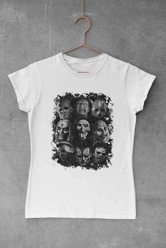 Black & White Halloween Transfer