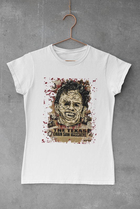 Leatherface Newspaper Transfer