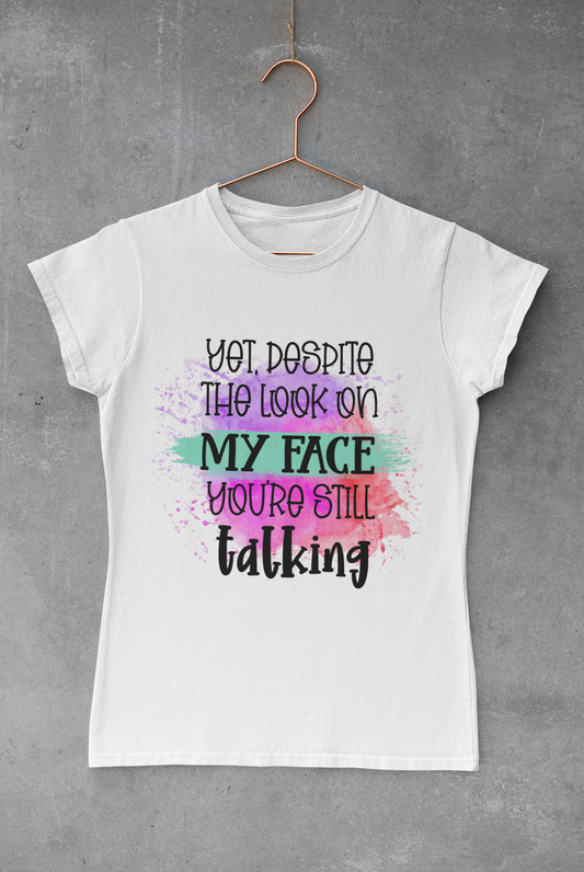 Despite My Face Transfer