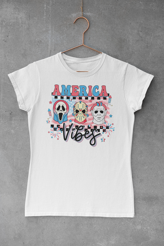 America Halloween Vibes Transfer