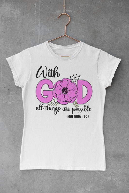 With God Bible Verse Transfer