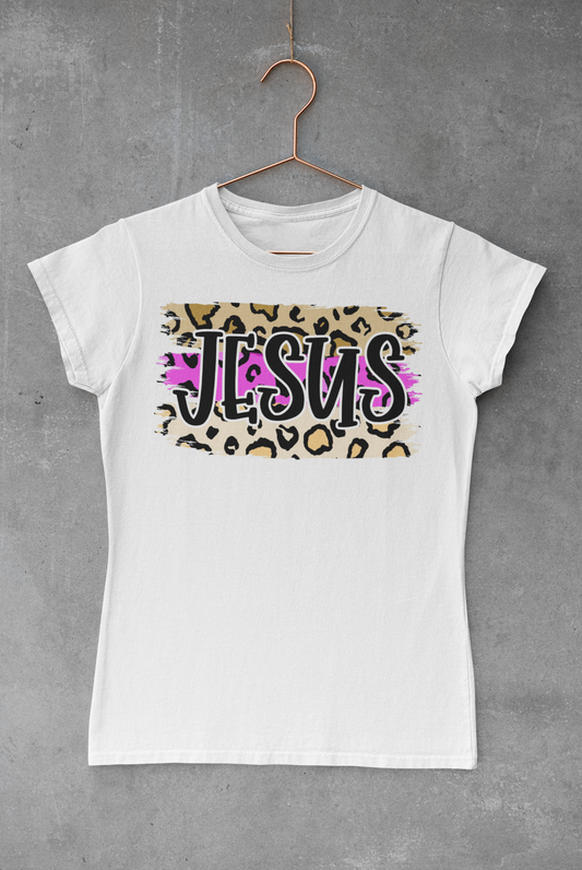 Jesus Cheetah Pattern Transfer