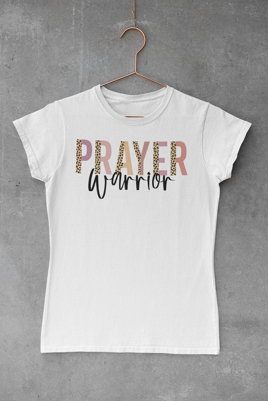 Prayer Warrior Leopard Transfer