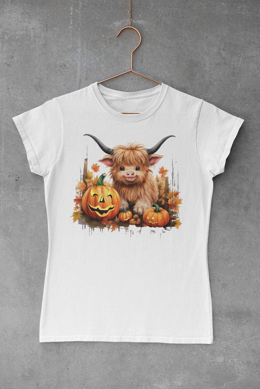 Highland Cow Halloween V.2 Transfer