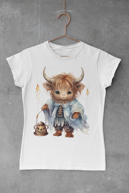 Highland Cow Halloween V.3 Transfer