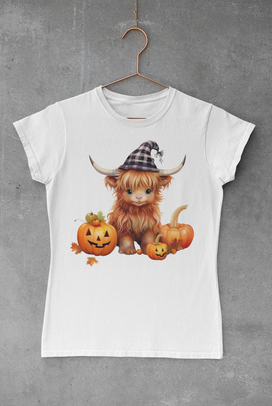 Highland Cow Halloween V.5 Transfer