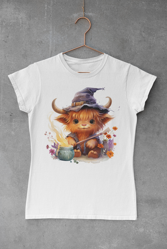 Highland Cow Halloween V.7 Transfer