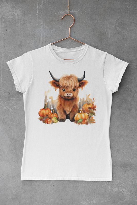 Highland Cow Halloween V.9 Transfer