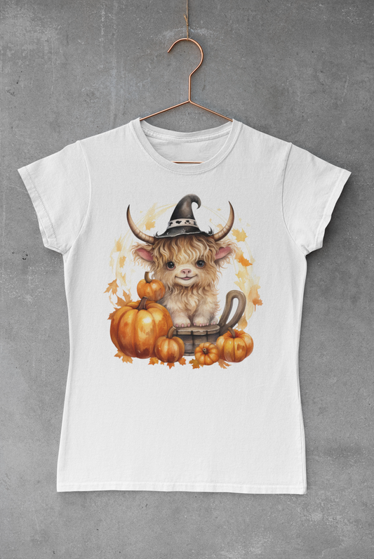 Highland Cow Halloween V.10 Transfer