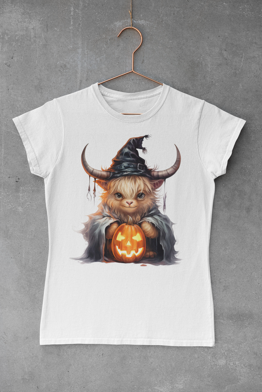Highland Cow Halloween V.11 Transfer