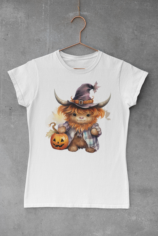 Highland Cow Halloween V.12 Transfer