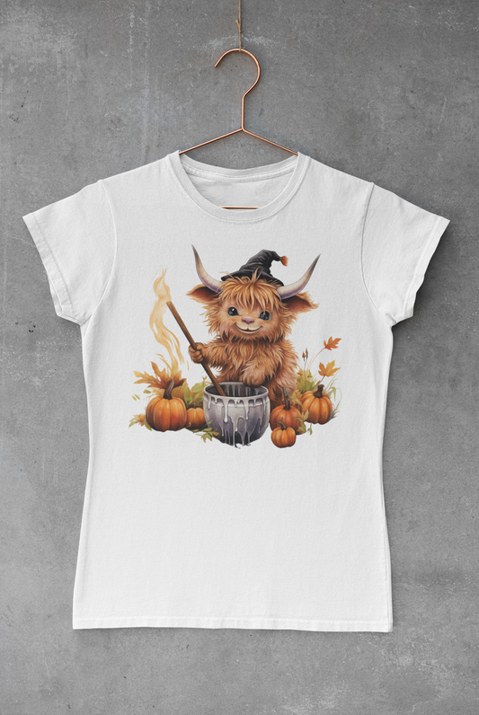 Highland Cow Halloween V.13 Transfer