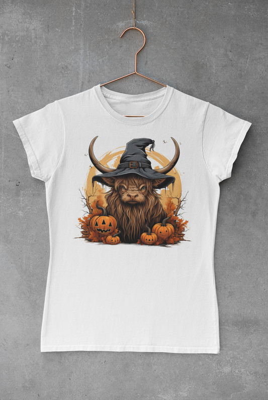 Highland Cow Halloween V.14 Transfer